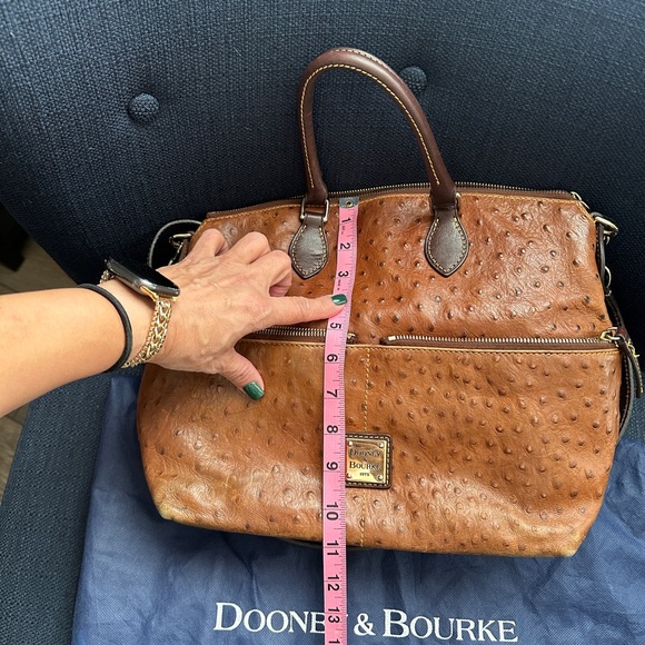Dooney & Bourke brown ostrich purse - Picture 12 of 16